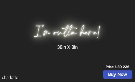 CUSTOM NEON SIGN FOR Dawnnelsonhicks