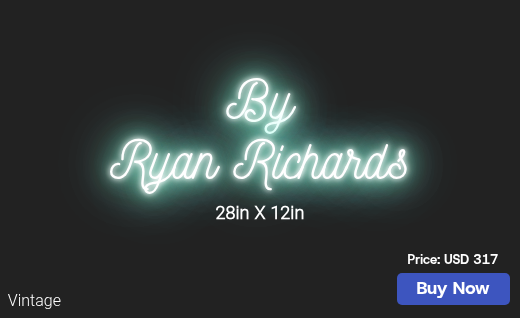 CUSTOM NEON SIGN FOR Ryanlrichards1