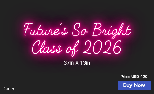 CUSTOM NEON SIGN FOR Fcampbell921