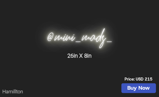 CUSTOM NEON SIGN FOR Jdjmadison