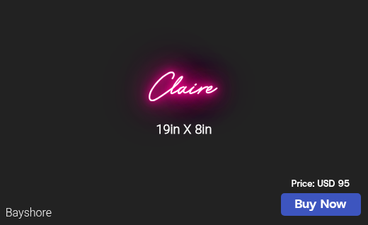 CUSTOM NEON SIGN FOR Mlakas15