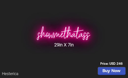 CUSTOM NEON SIGN FOR Totyana Morris