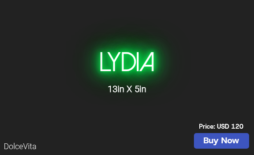 CUSTOM NEON SIGN FOR Chattkalyn