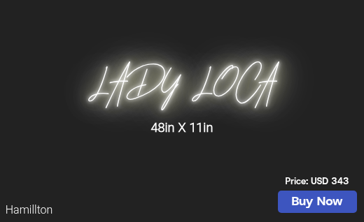 CUSTOM NEON SIGN FOR Pinktattoo24