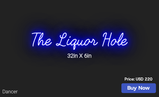 CUSTOM NEON SIGN FOR Krismounts77