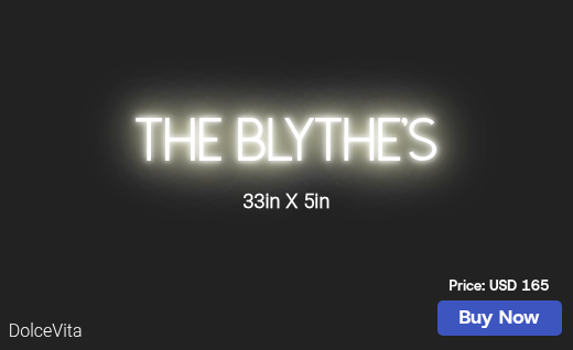 CUSTOM NEON SIGN FOR Rhondamneighbors