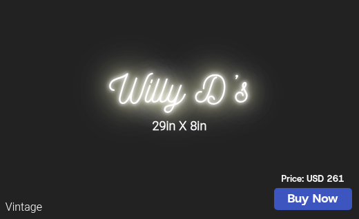 CUSTOM NEON SIGN FOR Wdionne
