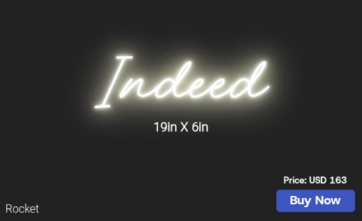 CUSTOM NEON SIGN FOR Ginamccabe