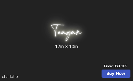 CUSTOM NEON SIGN FOR Cskozlowski