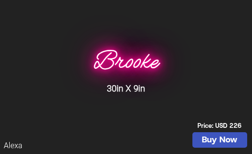 CUSTOM NEON SIGN FOR Dhiannon55