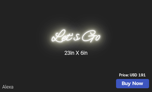CUSTOM NEON SIGN FOR Amethystblack