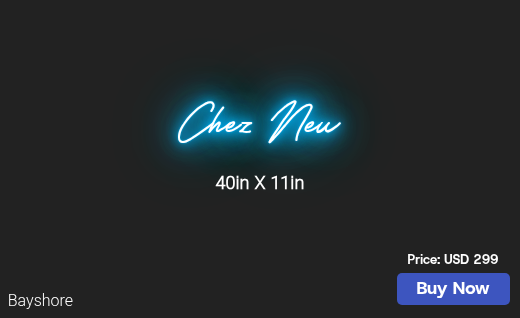 CUSTOM NEON SIGN FOR Ctneub