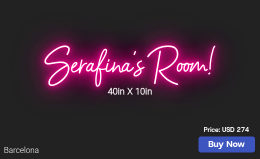 CUSTOM NEON SIGN FOR Sarah Miller2116