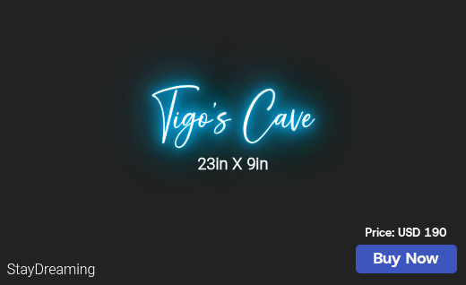 CUSTOM NEON SIGN FOR Gantigo01