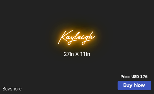 CUSTOM NEON SIGN FOR Nikkicoda
