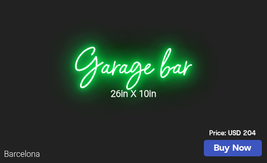 CUSTOM NEON SIGN FOR Bakeryb70