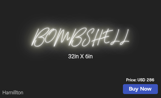 CUSTOM NEON SIGN FOR Bmariehobbs