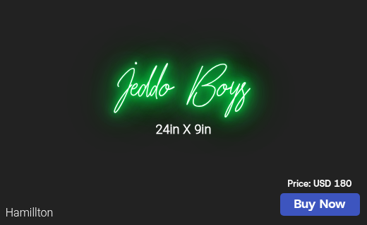 CUSTOM NEON SIGN FOR Johnnybravo6900