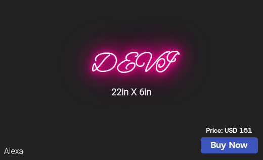 CUSTOM NEON SIGN FOR Bexum07