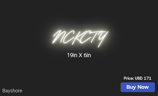 CUSTOM NEON SIGN FOR Nickplunkett
