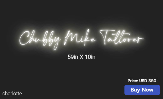CUSTOM NEON SIGN FOR Inkymike2026