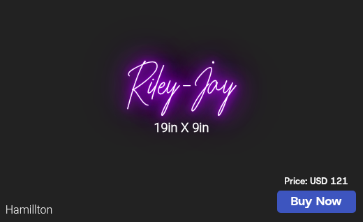 CUSTOM NEON SIGN FOR Ttihenry