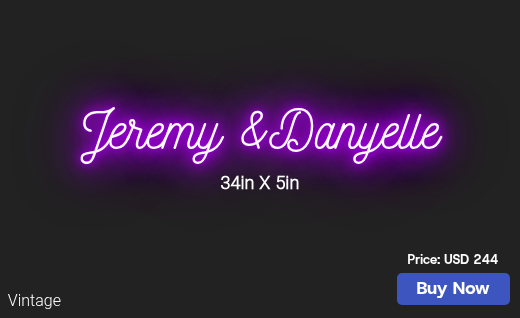 CUSTOM NEON SIGN FOR Kidskorraldaycare