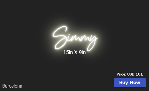 CUSTOM NEON SIGN FOR Darklemon2230