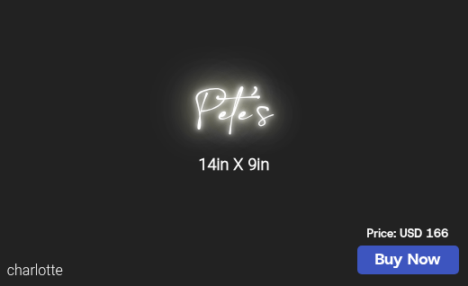 CUSTOM NEON SIGN FOR Jlel617