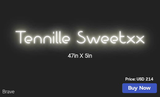 CUSTOM NEON SIGN FOR Brookettaylor