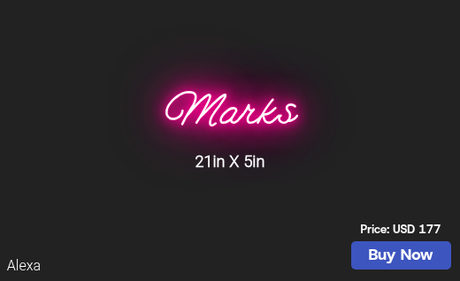 CUSTOM NEON SIGN FOR Zeeshanhameed002