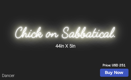 CUSTOM NEON SIGN FOR Mariazazakass