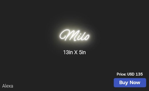 CUSTOM NEON SIGN FOR Pleasingword