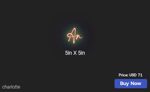 CUSTOM NEON SIGN FOR Shanny X3