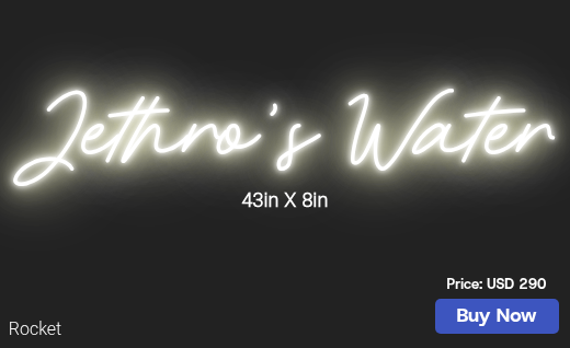 CUSTOM NEON SIGN FOR Jkermath