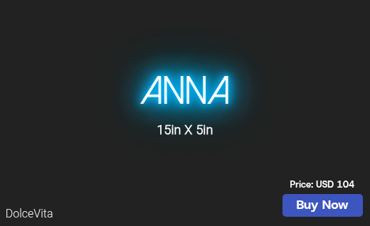 CUSTOM NEON SIGN FOR Alaws0628