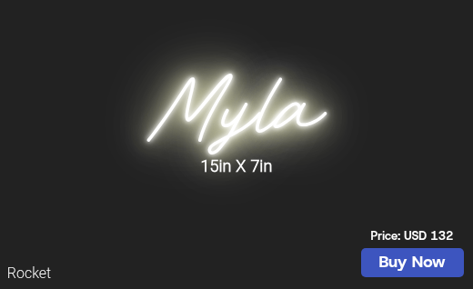 CUSTOM NEON SIGN FOR Koonce Monika