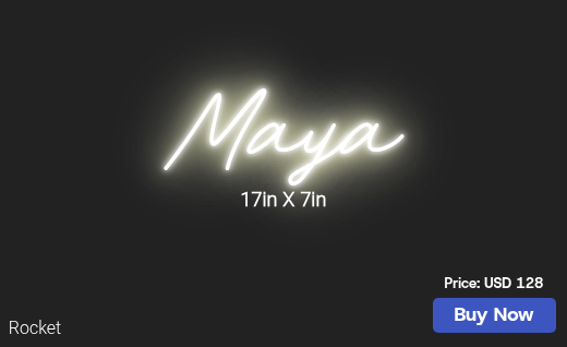 CUSTOM NEON SIGN FOR Sthomas917