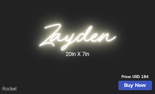 CUSTOM NEON SIGN FOR Biiggdaddyz