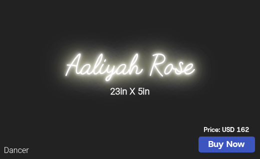 CUSTOM NEON SIGN FOR Ericathomas318