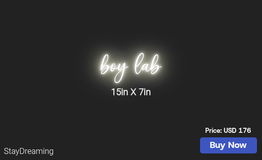 CUSTOM NEON SIGN FOR Alex