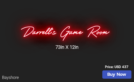 CUSTOM NEON SIGN FOR Constancem949