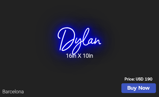 CUSTOM NEON SIGN FOR Stephduos