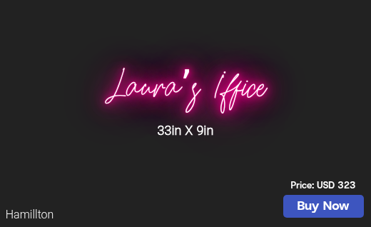 CUSTOM NEON SIGN FOR Jpwright100