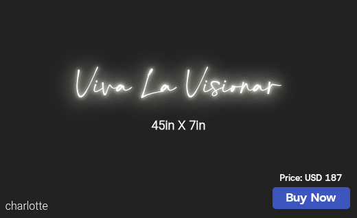 CUSTOM NEON SIGN FOR Victoria
