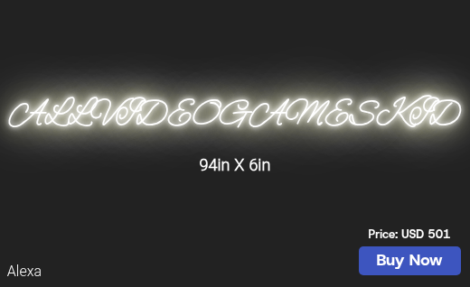 CUSTOM NEON SIGN FOR Katia