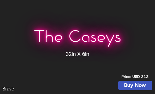 CUSTOM NEON SIGN FOR Audreywilhour2376
