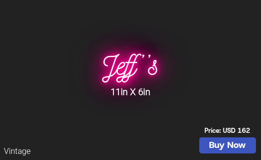 CUSTOM NEON SIGN FOR Jbkstpaul