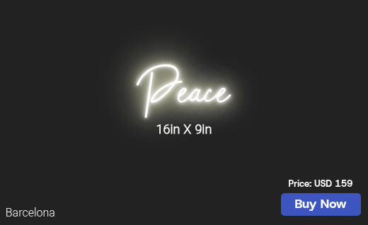 CUSTOM NEON SIGN FOR Silvaangelicaa