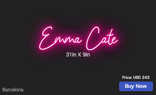 CUSTOM NEON SIGN FOR Cathyjohnston1